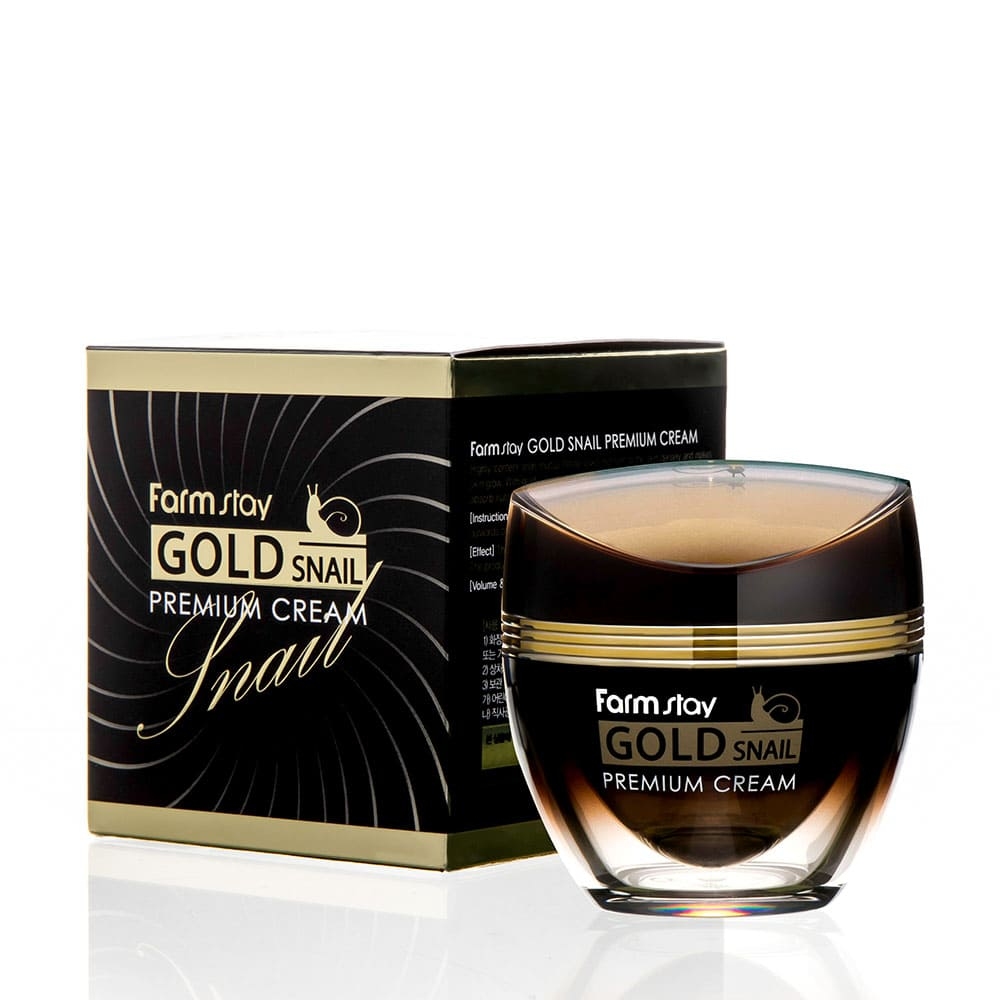 Крем Омолоджувальний Із Золотом І Муцином Слимаки FarmStay Gold Snail Premium Cream 50ml
