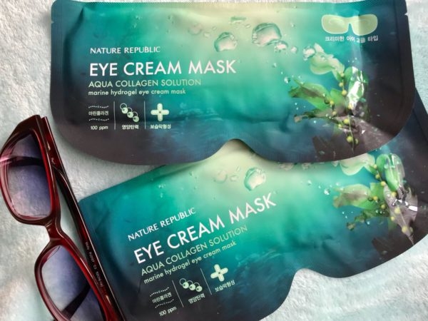 Маска Гидрогелевая Для Области Глаз С Коллагеном Nature Republic Aqua Collagen Solution Hydrogel Eye Cream Mask