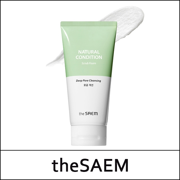 Пенка-скраб с экстрактом портулака для проблемной кожи The Saem Natural Condition Scrub Foam 150ml
