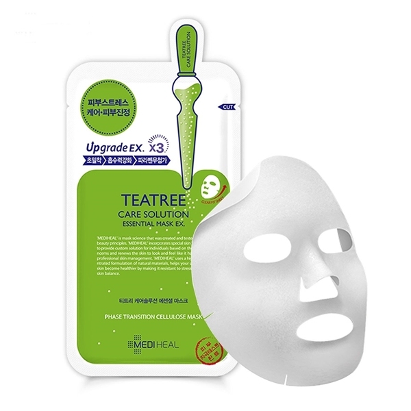 Маска Успокаивающая С Маслом Чайного Дерева Mediheal Teatree Care Solution Essential Mask Для Проблемной Кожи 