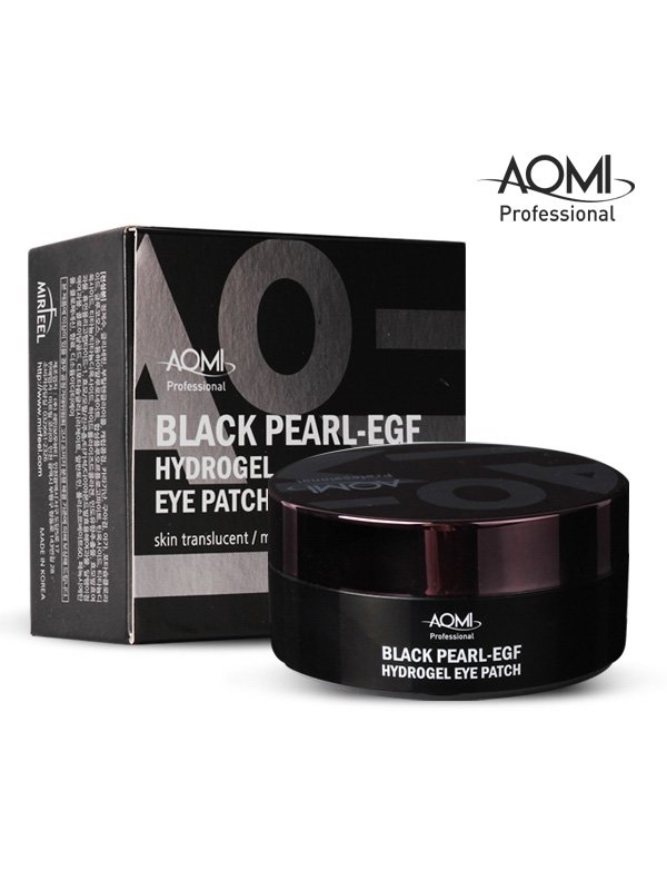 Патчи омолаживающие с экстрактом черного жемчуга Aomi Black Pearl-EGF Hydrogel Eye Patch 60шт