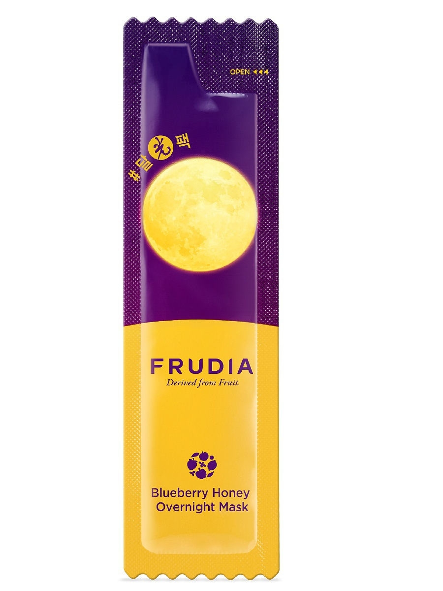 Питательная ночная маска с экстрактами черники, смородины и меда Frudia Bluberry Honey Overnight Mask 5ml