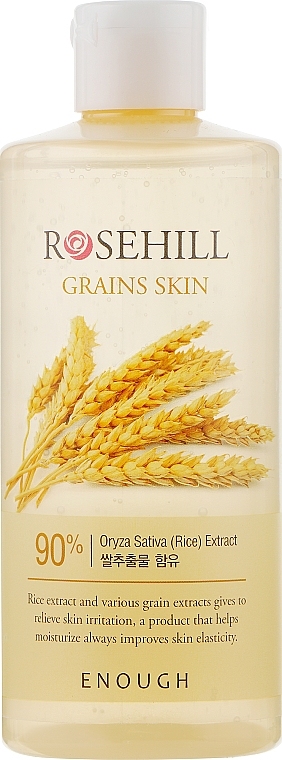 Тонер, що зміцнює з екстрактом рису Enough Rosehill Grains Skin 300 ml