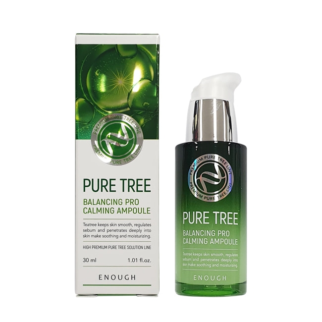 Заспокійлива сироватка з екстрактом чайного дерева Enough Pure Tree Balancing Pro Calming Ampoule 30ml