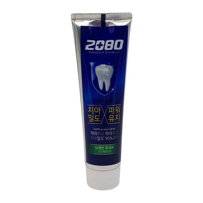Зубная паста с экстрактом перечной мяты 2080 Power Shield Green Peppermint 120g