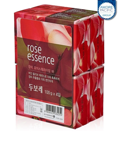 Твердое мыло органическое с экстрактом розы Amore Pacific Dubore Moisturizing Bar Rose Soap 