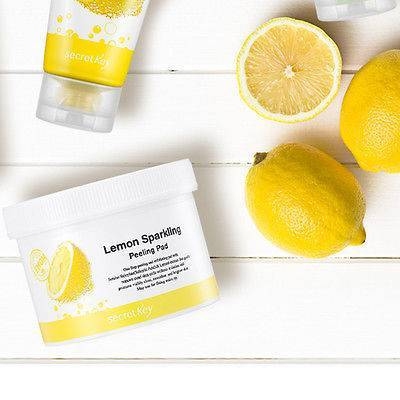 Пілінг-Диски З Екстрактом Лимона І BHA Кислотою Secret Key Lemon Sparkling Peeling PAD