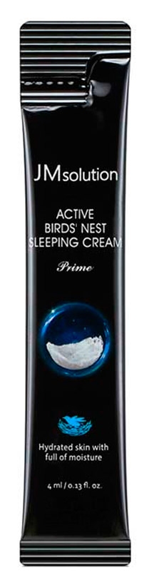 Зволожуючий крем нічний з екстрактом ластівчиного гнізда JM Solution Active Bird's Nest Sleeping Cream 4 ml