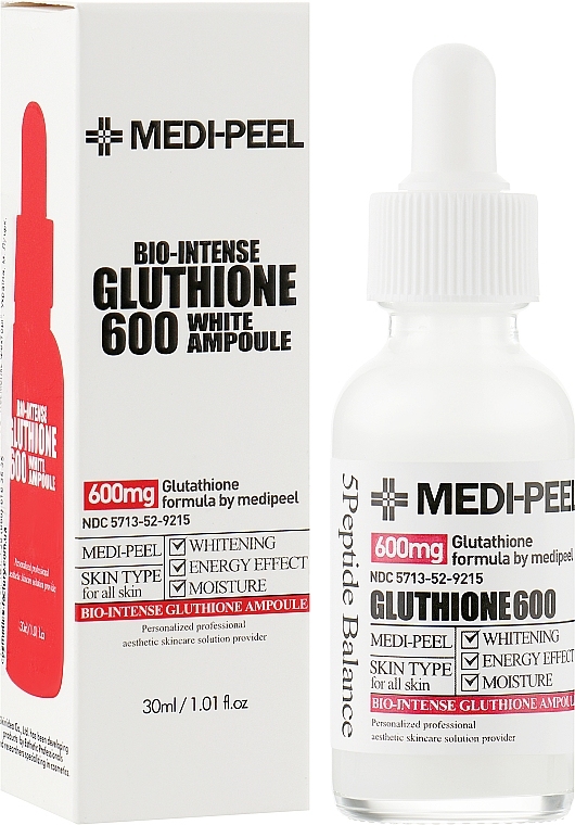 Сироватка Ампульна Освітлююча З Глутатіоном Medi-Peel Bio-Intense Gluthione 600 White Ampoule 30ml