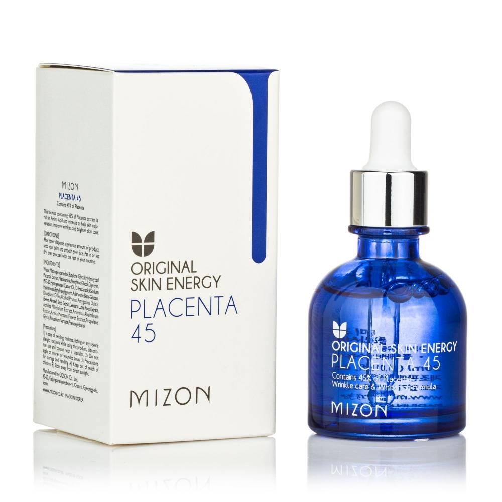 Сыворотка Омолаживающая С Экстрактом Плаценты Mizon Original Skin Energy Placenta 45% (30ml)