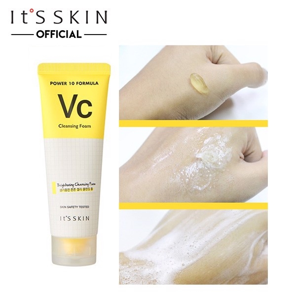 Тонизирующая пенка для умывания с витаминным комплексом It's Skin Power 10 Formula VC Cleansing Foam 120ml