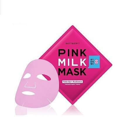 Маска Тканевая Омолаживающая С Молочными Протеинами И Жемчугом Duft & Doft Pink Milk Mask