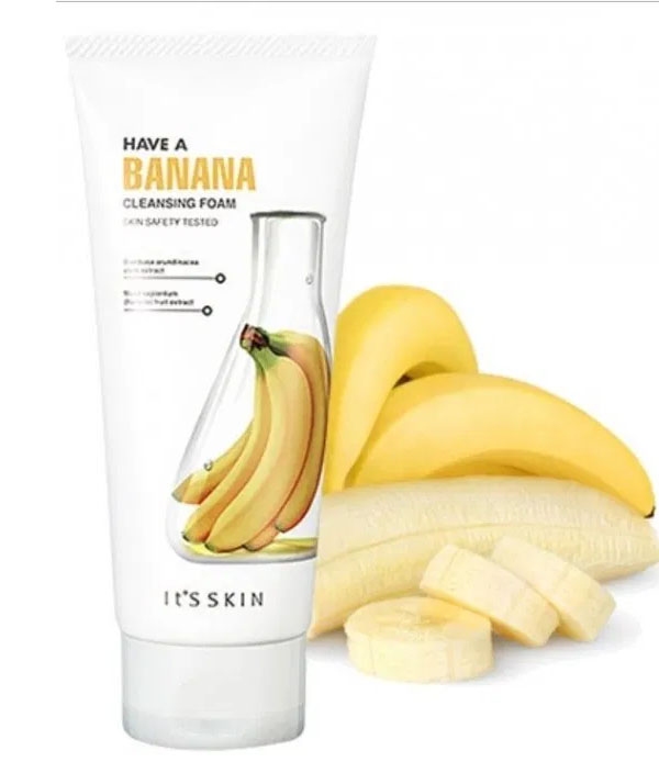 Пена для умывания с экстрактом банана It's Skin Have A Banana Cleansing Foam 150ml