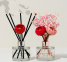 Cocodor Flower Diffuser Camellia 200ml (6.7oz) + Reed stick 5pcs  +  Red Camellia stick 1pc + ( Indigo Pink Camellia stick 1pc + Misty Blue Preserved flower ) 3 - Фото 3