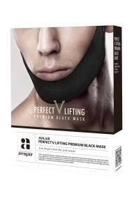 Маска Для Коррекции Овала Лица С Кофеином Avajar Perfect V Lifting Premium Black Mask 