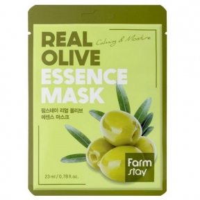 Маска тканевая с экстрактом оливы FarmStay Real Olive Essence Mask 23ml