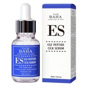 Успокаивающая восстанавливающая сыворотка для лица Cos De Baha Es Egf Peptide Cica Serum 30ml