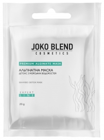 Маска альгинатная детокс с морскими водорослями для лица Joko Blend Premium Alginate Mask 20g