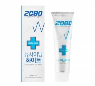 Зубная Паста Обеливающая С Токоферолом Aekyung 2080 New Shining White Toothpaste (серебрянная упаковка)