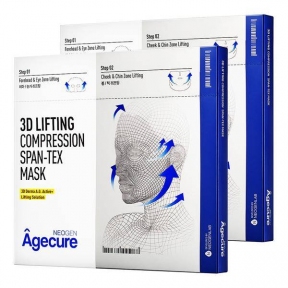 Тканинна маска, що омолоджує, Neogen Agecure 3D Lifting Compression Span-Tex Mask 165g