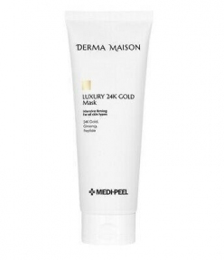 Премиум-маска салонная с коллоидным золотом и женьшенем Medi-Peel Derma Maison Luxury 24k gold mask 250ml
