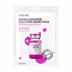 Тканевая маска для лица Lebelage madecassoside solution mask 23g