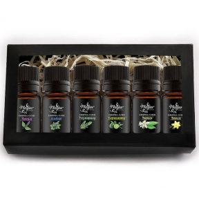 Набір ефірних олій для волосся, тіла та ароматерапії «Лісові трелі» Mayur, 6х5ml