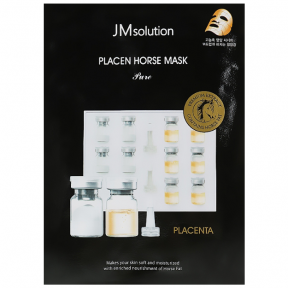 Маска тканевая питательная с протеином JMsolution Placen Horse Mask Pure 30ml