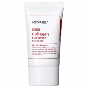 Сонцезахисний крем для обличчя для звуження пір MEDI-PEEL Red Lacto Collagen Pore Lifting Sun Cream 50ml