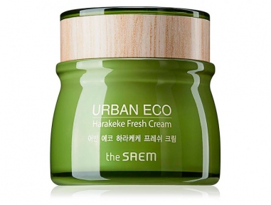 Крем освежающий для лица с экстрактом новозеландского льна The Saem Urban Eco Harakeke Fresh Cream 60ml