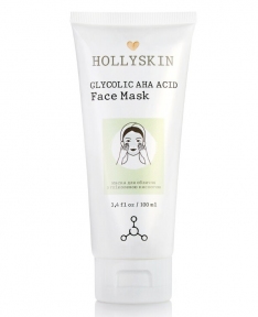 Маска для лица с гликолевой кислотой Hollyskin Glycolic AHA Acid Face Mask 100ml