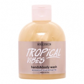 Увлажняющий гель для мытья рук и тела Hollyskin Tropical Vibes 300 ml