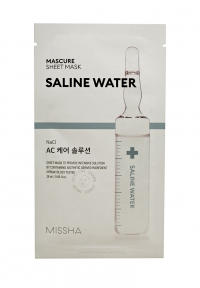 Увлажняющая тканевая маска с экстрактом соленой воды Missha Mascure AC Care Solution Sheet Mask Saline Water 28ml