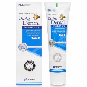 Зубная паста с серебром и мятой Hanil Dr. Ag Dental Toothpaste 180g