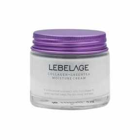 Крем для обличчя з колагеном та зеленим чаєм Lebelage Collagen+Green Tea Moisture Cream 70ml