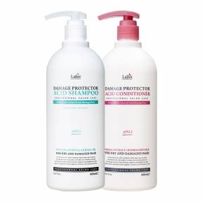 Набор: Шампунь И Кондиционер Бесщелочные Lador Damage Protector Acid Shampoo + Conditioner