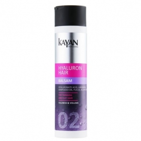 Бальзам для тонкого і позбавленого об'єму волосся Kayan Professional Hyaluron Hair Balsam 250ml