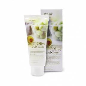 Крем Для Рук Увлажняющий  С Экстрактом Оливы 3W CLINIC Moisturizing Hand Cream Olive