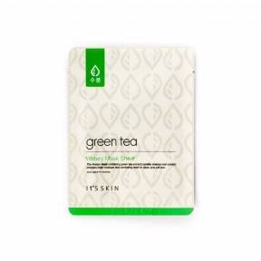 Маска Увлажняющая С Экстрактом Зеленого Чая It's Skin Green Tea Watery Mask Sheet