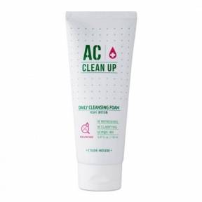 Пенка для умывания с мадекассосидом для проблемной кожи  Etude House AC Clean Up Daily Acne Foam Cleanser 150ml