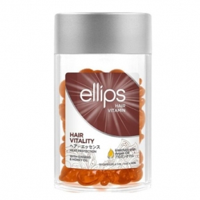 Вітаміни для волосся «Здоров'я волосся» з женьшенем і медом Ellips Hair Vitamin Hair Vitality With Ginseng & Honey Oil, 50x1ml