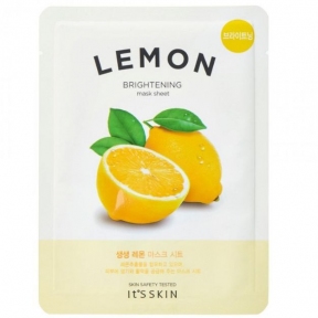 Тканевая маска для лица тонизирующая с лимоном It's Skin The Fresh Mask Sheet Lemon 18g