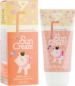 Солнцезащитный крем SPF 50+ Elizavecca Face Care Milky Piggy Sun Cream SPF 50+ 50ml