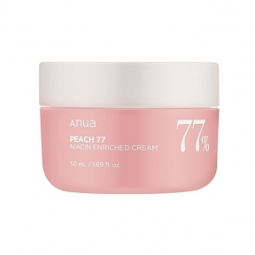 Увлажняющий крем для лица с экстрактом персика Anua Peach 77% Niacin Enriched Cream 50ml