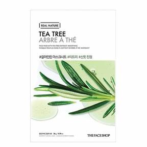 Маска успокаивающая с маслом чайного дерева The Face Shop Real Nature Tea Tree Mask 20g