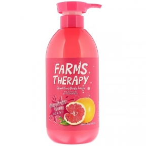 Гель для душа бодрящий с экстрактом грейпфрута Farms Therapy Sparkling Body Wash Grapefruit Clean 700ml 