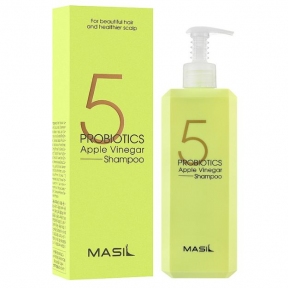 Бессульфатный шампунь с пробиотиками Masil 5 Probiotics Apple Vinegar Shampoo 500ml