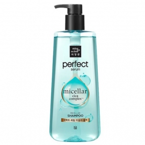 Мицеллярный шампунь с экстрактом центеллы Mise en scene Perfect serum Micellar cica cоmplex Shampoo 680 ml