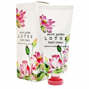 Крем для рук с экстрактом лотоса Jigott Secret Garden Lotus Hand Cream 100ml