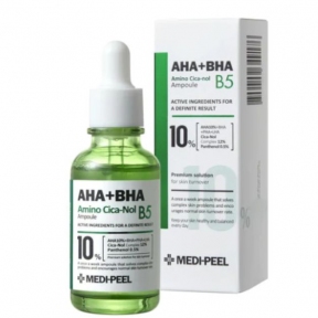 Відновлююча сироватка для чутливої та проблемної шкіри обличчя Medi-Peel AHA BHA Amino Cica-Nol B5 Ampoule 30ml